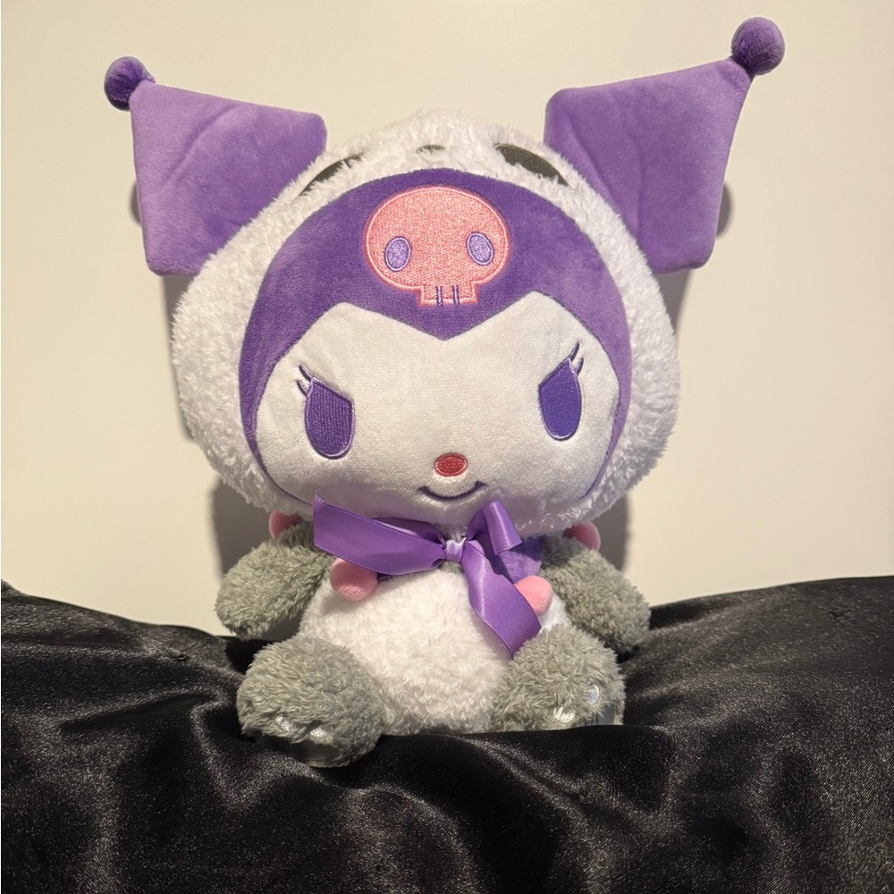 Kuromi Plush Toy - Purple and White